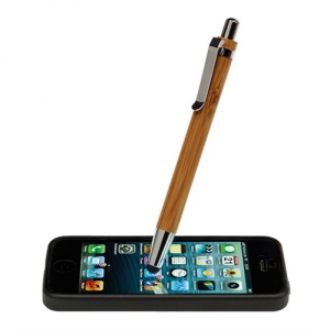 Kugelschreiber Bamboo mit Touch-Screen-Spitze