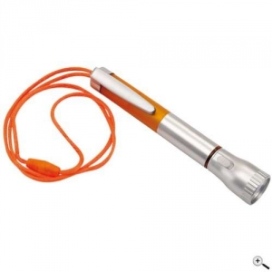 Taschenlampe mit Kugelschreiber und Schreiblicht