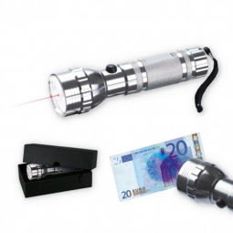 LED-Taschenlampe mit Laser und UV