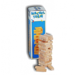 Holzturm-Geschicklichkeitsspiel