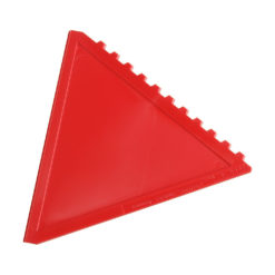 Eiskratzer dreieckig - rot