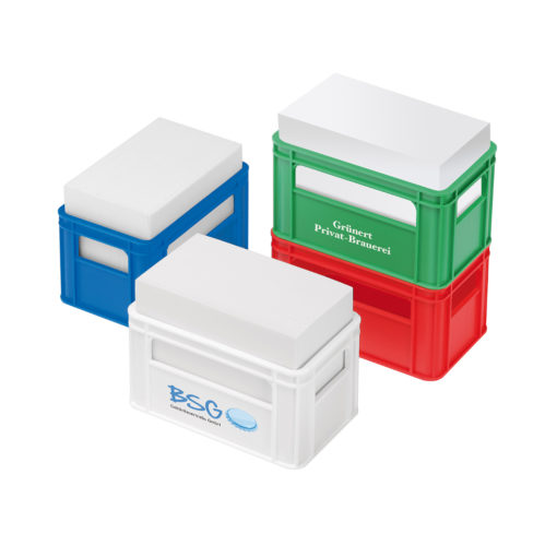 Zettelbox in Getränkekasten Form