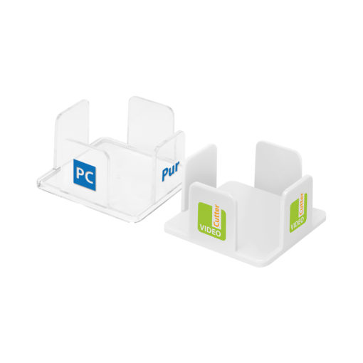 Zettelbox Dickwandig mit Papier
