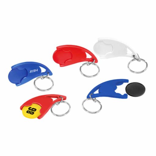 Designer Chiphalter mit Schlüsselring