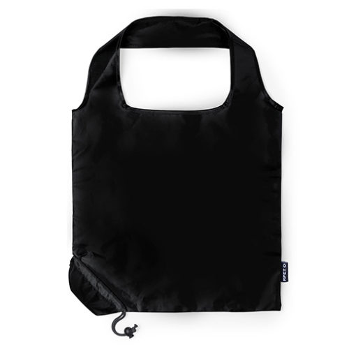 rPET Tasche faltbar, idealer Streuartikel - Schwarz