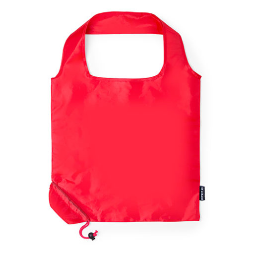 Faltbare Tasche mit rPET Label - rot