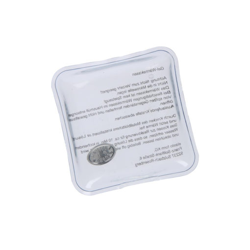 Gel-Wärmekissen - Quadratisch - transparent
