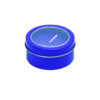 Kerze in Dose - blau