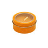 Kerze in Dose - orange