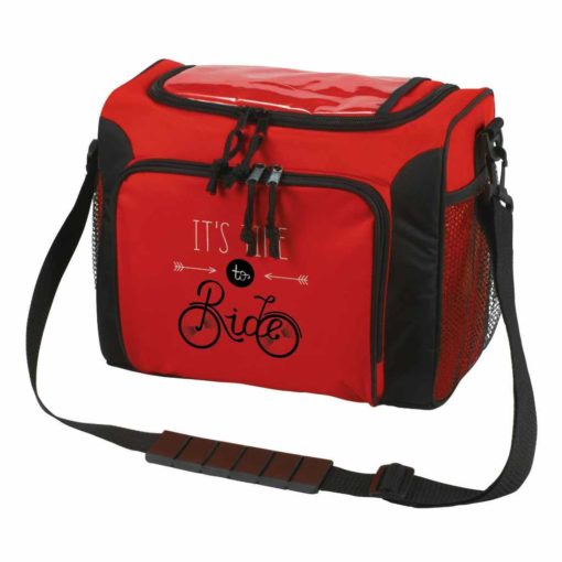 Kühltasche aus Nylon mit Druckbeispiel