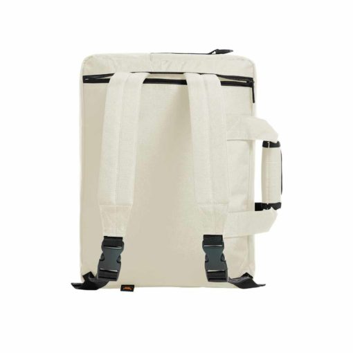 Laptop-Tasche auch als Rucksack Rückenansicht