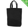 Baumwolltasche extra schwerer Stoff in schwarz