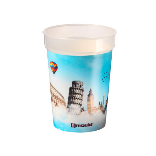 Trinkbecher mit InMould Druck in Fotoqualität