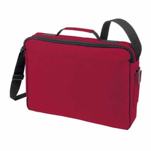 Umhängetasche aus Nylon in rot