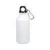 Trinkflasche Aluminium 400 ml in weiss