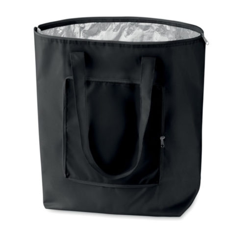 geräumige Kühltasche Werbeartikel schwarz