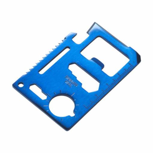Außergewöhnliches Multifunktions-Tool im Taschenformat in blau
