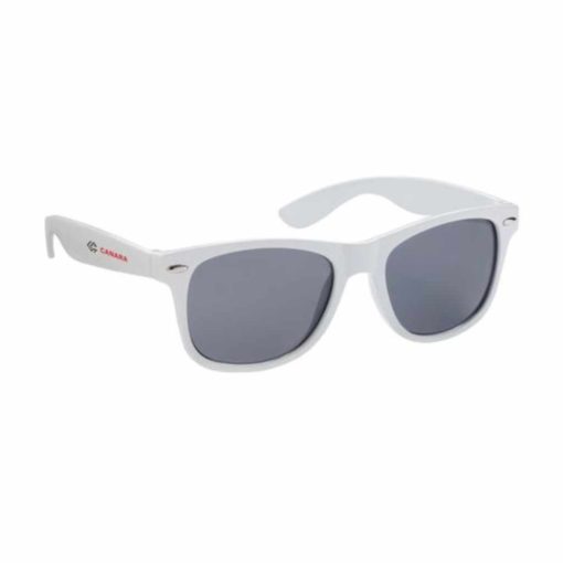 Modische Sonnenbrille weiss