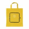 Zusammenfaltbare Vliestasche - Etui Tragetasche - in sonnengelb