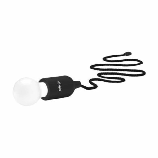 LED Lampe in schwarz und schwarz