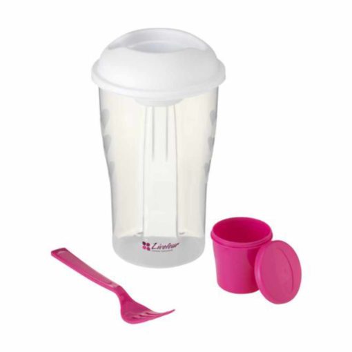 Salatbecher zum Mitnehmen in grün