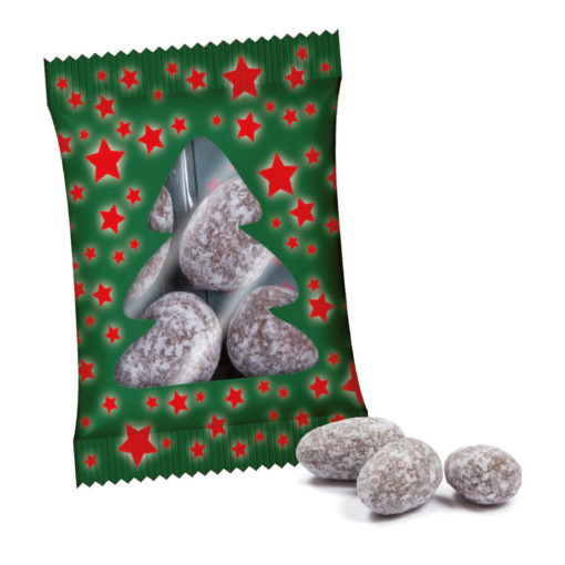 Weihnachtsmandeln im Werbetütchen