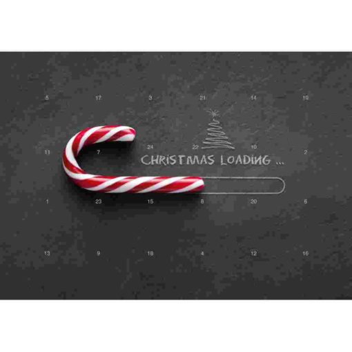Adventskalender mit weihnachtlichen Schokotäfelchen Loading