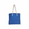 Bunte Strandtasche mit Kordel in Blau