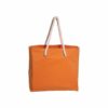 Bunte Strandtasche mit Kordel in orange