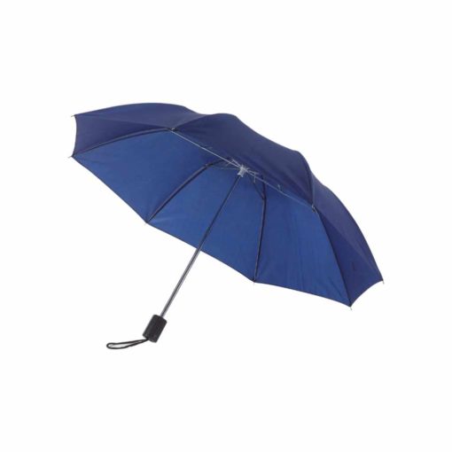 Farbenfroher Regenschirm blau