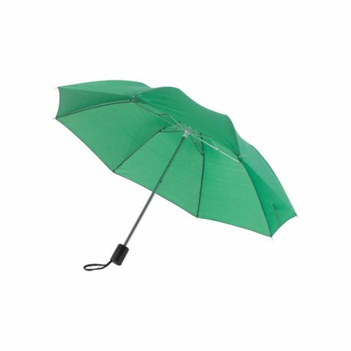 Farbenfroher Regenschirm in grün