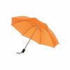 Farbenfroher Regenschirm in orange