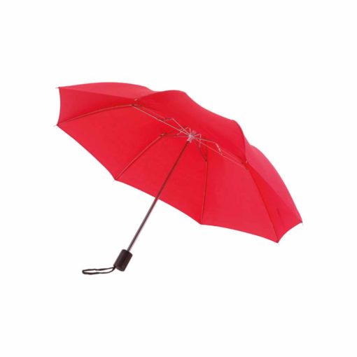 Farbenfroher Regenschirm in rot