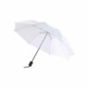 Farbenfroher Regenschirm in weiss