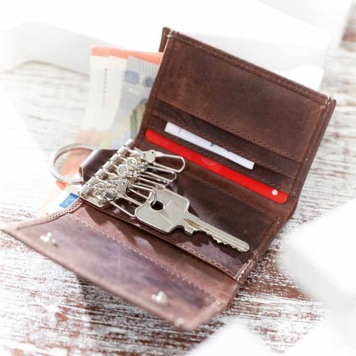 Kleines Etui mit Schlüsselring Ambiente