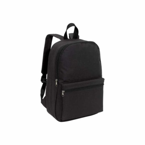 Reisverschluss-Rucksack in schwarz