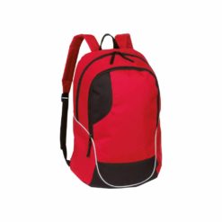 Rucksack im dynamischen Style in rot
