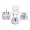 Steckdosenadapter verschiedene Aufsätze