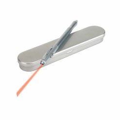 Taschenlampe mit Kugelschreiber und Laserpointer