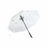 Transparenter Regenschirm in weiss