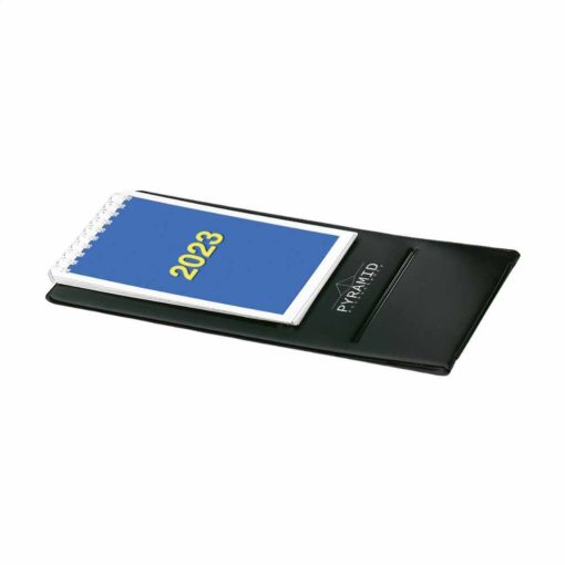 Kalender aus Kunststoff SKYLINE in schwarz