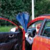 Designer-Regenschirm - Stockschirm im Alltag