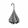 Designer-Regenschirm - Stockschirm in grau schwarz