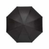 Designer-Regenschirm - Stockschirm in grau schwarz von oben