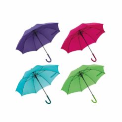 Einfarbiger Regenschirm mit Automatik