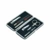 Kompaktes Beauty-Set für unterwegs geöffnet