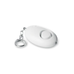 Taschenalarm Schlüsselanhänger weiss