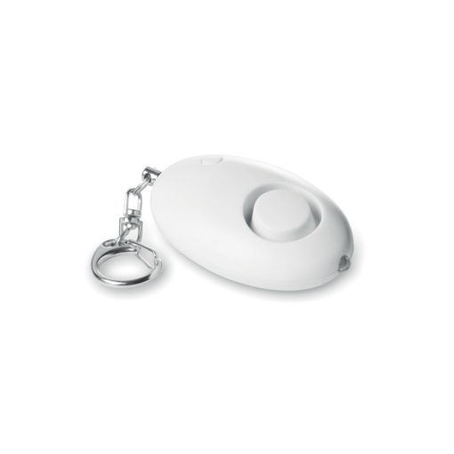 Taschenalarm Schlüsselanhänger weiss