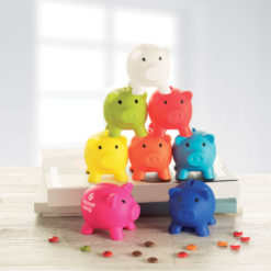 farbenfrohes sparschwein