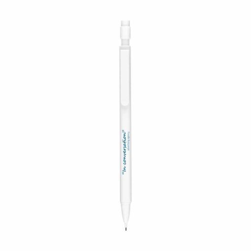 Kunststoff Druckbleistift in weiss